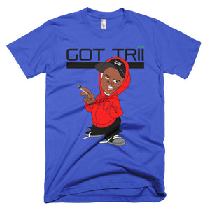 Kahill Got Trii (red) - Short-Sleeve T-Shirt